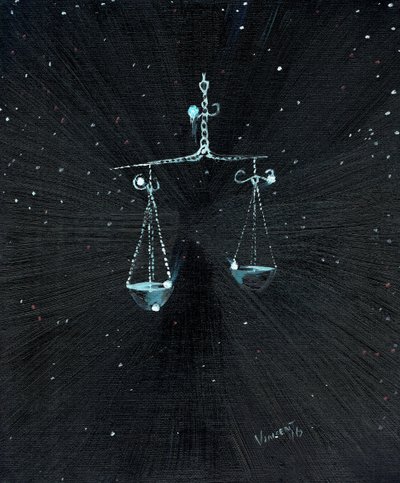 Libra signo da estrela, 2016, de Vincent Alexander Booth