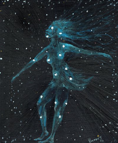 Star sign Virgo, 2016, (óleo sobre tela) de Vincent Alexander Booth