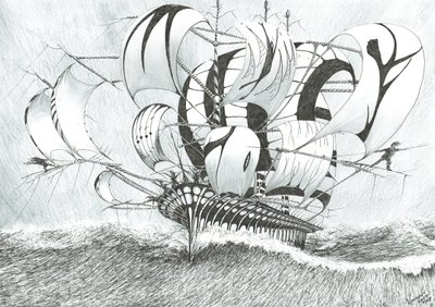 Storm Creators Bohol Sea, 2017, (Tinta no Papel) de Vincent Alexander Booth