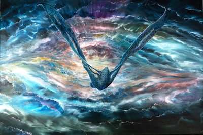 Planeta Criador de Tempestades SATURNO (2), 2021 de Vincent Alexander Booth