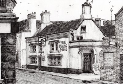 The Kings Head Yarmouth, 2008, (tinta no papel) de Vincent Alexander Booth