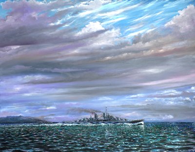 USS Juneau Guardalcanal 1942, 2019 de Vincent Alexander Booth