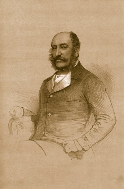 O duque de Beaufort. KG, 1879. de Vincent Brooks Day and Son