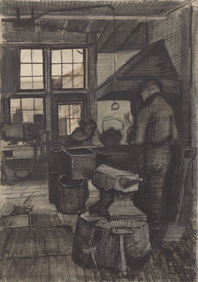 Forja, 1882. de Vincent van Gogh