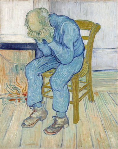 Velho triste no Portão da Eternidade, 1890. de Vincent van Gogh