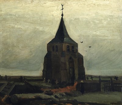 A Torre Velha, 1884. de Vincent van Gogh