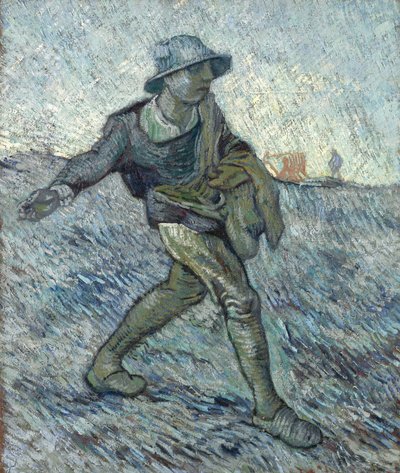 O semeador depois de Millet, 1890. de Vincent van Gogh