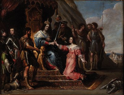 Alegoria da Justiça ou Ester perante Assuero de Vincent Malò (I)