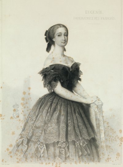 Retrato da Imperatriz Eugénia de Vincent Vidal