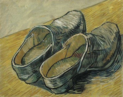 Um par de socos de couro de Vincent van Gogh