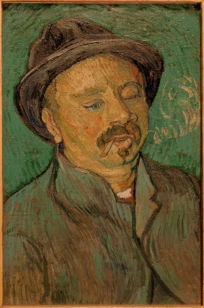 Retrato de um homem de um olho de Vincent van Gogh