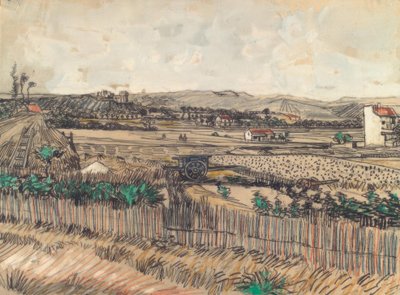 O carrinho azul de Vincent van Gogh