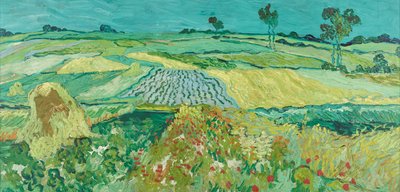 A planície de Auvers de Vincent van Gogh