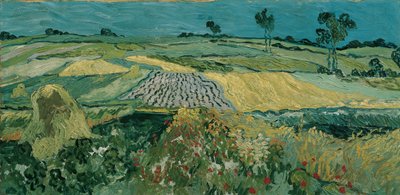 Planície de Auvers de Vincent van Gogh