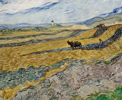 Campo fechado com lavrador de Vincent van Gogh
