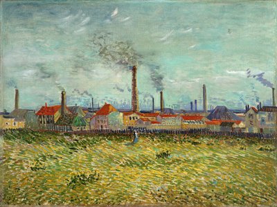 Fábricas em Clichy de Vincent van Gogh