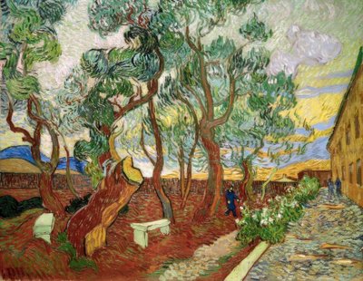 Jardim do Hospital Saint-Paul de Vincent van Gogh