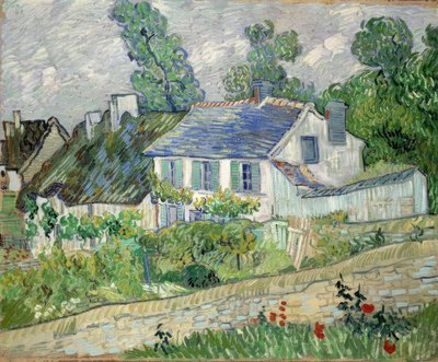 Casas em Auvers de Vincent van Gogh