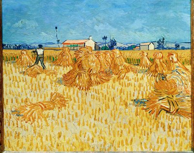 Colheita na Provença, junho de 1888 (óleo sobre tela) de Vincent van Gogh