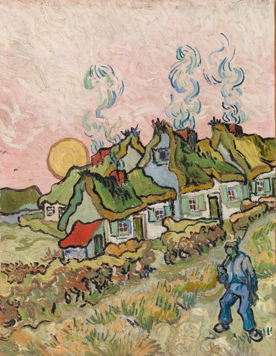 Casas e Figura de Vincent van Gogh