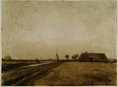 Paisagem em Drenthe de Vincent van Gogh