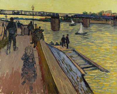 Le Ponte de Trinquetaille em Arles de Vincent van Gogh