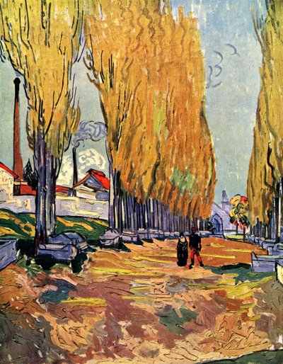 Os Alyscamps de Vincent van Gogh