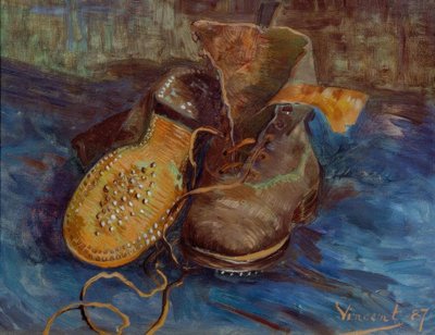 Os sapatos de Vincent van Gogh