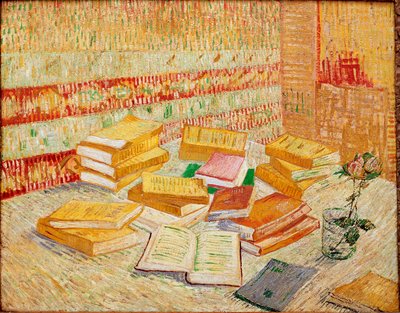 The Yellow Books or Parisian Romances Painting by Vincent Van Gogh (1853-1890) 1887 Dim. 73x93 cm Baden-Baden, coleção particular de Vincent van Gogh