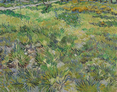 Grama longa com borboletas, 1890 de Vincent van Gogh