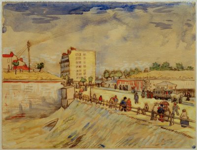 Portão da cidade parisiense de Vincent van Gogh