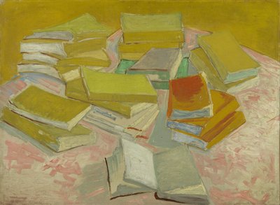Pilhas de romances franceses de Vincent van Gogh