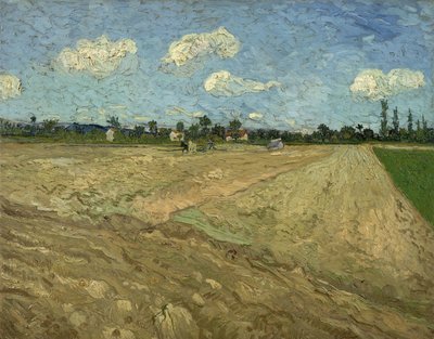 Campos lavrados («Os sulcos») de Vincent van Gogh