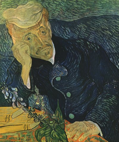 Retrato do Dr. Paul Gachet, junho de 1890, 1947. de Vincent van Gogh