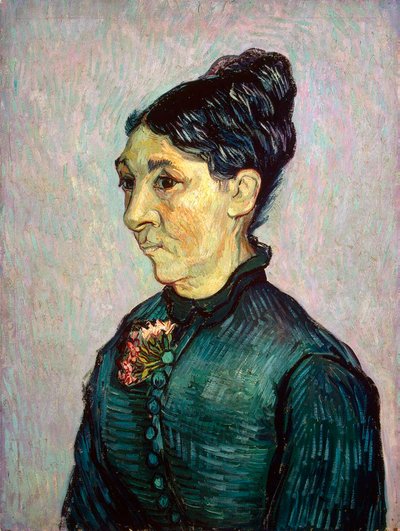 Retrato de Madame Jeanne Lafuye Trabuc, 1889. de Vincent van Gogh