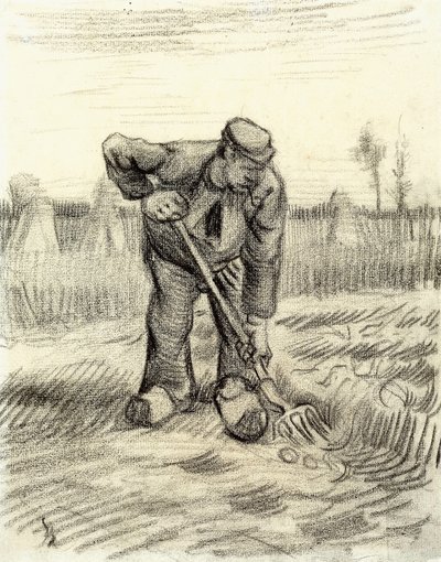 Coletor de batatas, 1885 de Vincent van Gogh