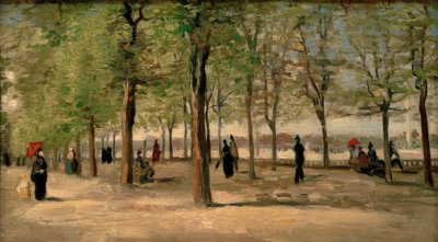 Caminhe no Jardin du Luxembourg de Vincent van Gogh