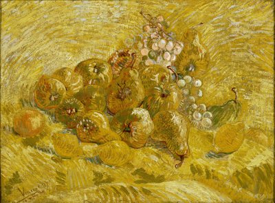 Marmelos, limões, peras e uvas, 1887-1888 de Vincent van Gogh