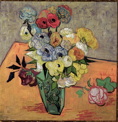 Rosas e anémonas de Vincent van Gogh