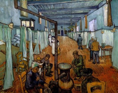 Dormitório no hospital em Arles de Vincent van Gogh