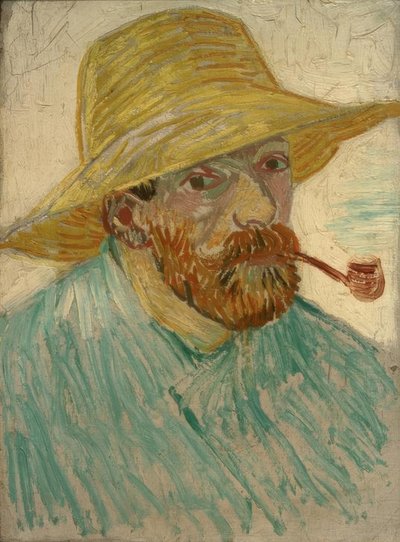 Auto-retrato com chapéu de palha de Vincent van Gogh