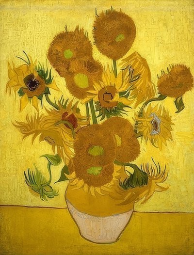 Girassóis. Arles, janeiro de 1889 de Vincent van Gogh