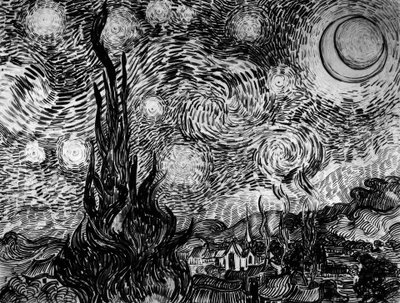 noite estrelada de Vincent van Gogh