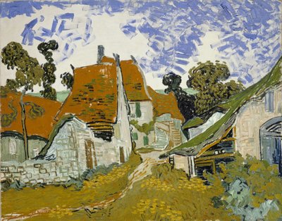 Rua em Auvers-sur-Oise de Vincent van Gogh