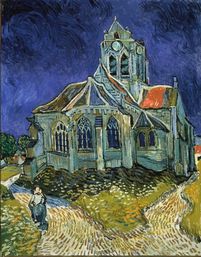 A Igreja de Auvers de Vincent van Gogh