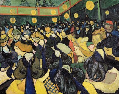 O salão de dança em Arles, 1888 de Vincent van Gogh