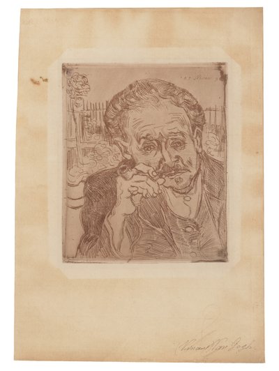 O homem do cachimbo: Retrato do Doutor Gachet de Vincent van Gogh