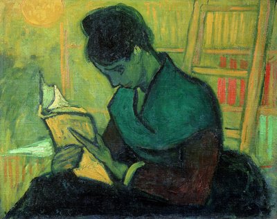 O Leitor de Novelas, 1888 de Vincent van Gogh