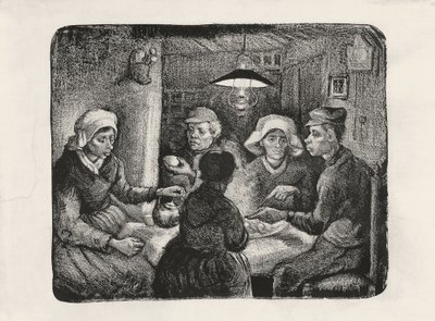 Os comedores de batatas de Vincent van Gogh