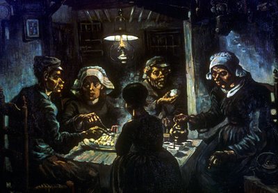 Os Comedores de Batata, 1885 de Vincent van Gogh